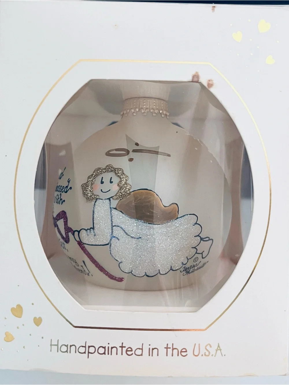 Teresa Thibault.Sister Keepsake Ornamen
Handpainted Sister Keepsake White - Picture 3 of 8